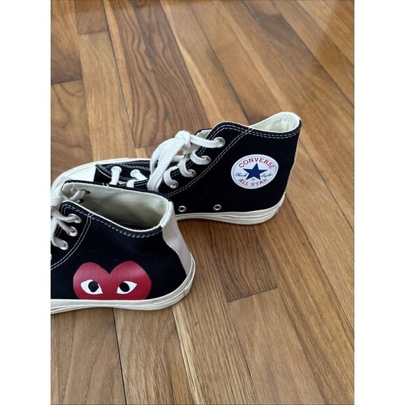 Converse x Comme des Garcons Play Chuck 70 Hi Sneakers 5.5 Men's 7.5 Women's - Picture 3 of 10
